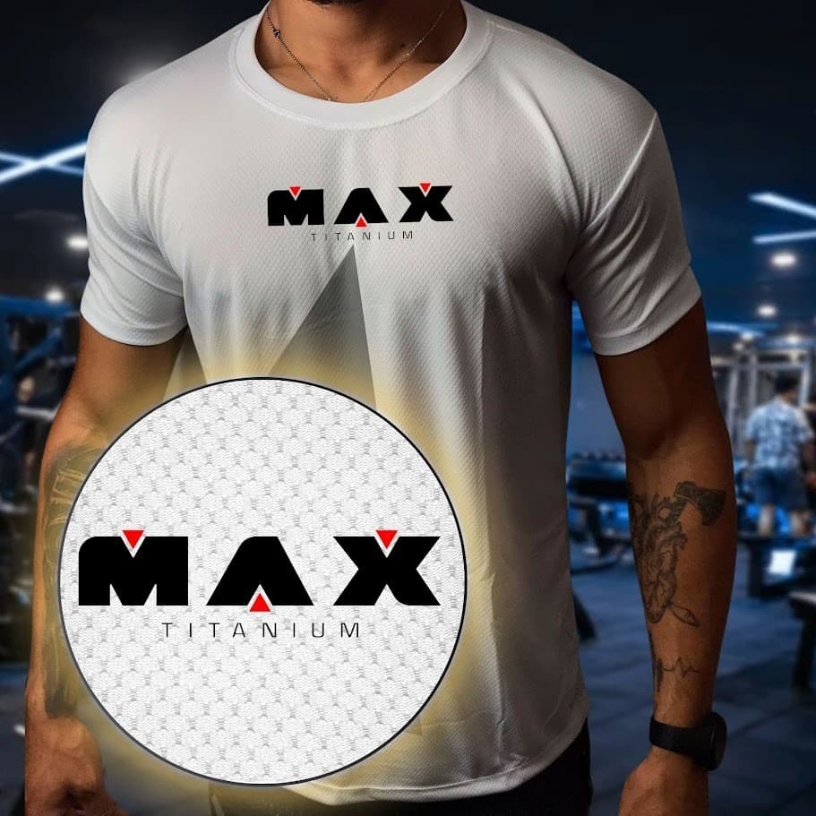 Camisa Dry Fit Masculina Camiseta Modelo MAX Academia Corrida Ideal Para Treinos Intensos