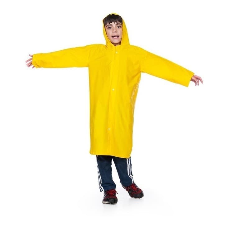 Capa de chuva Infantil PVC Forrada G