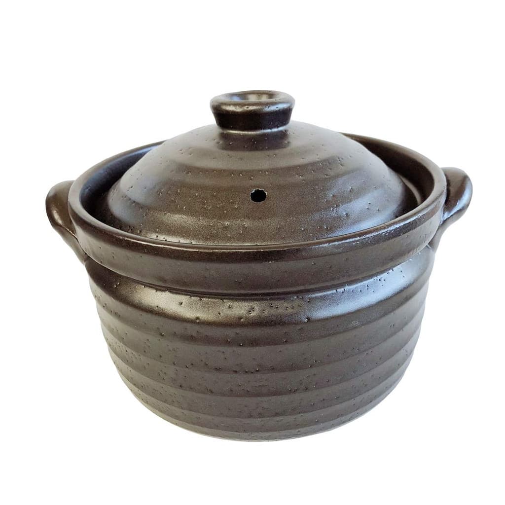 Panela de barro compatível com IH, panela de arroz multifuncional IH, panela de arroz de 4 xícaras (com tampa dupla)