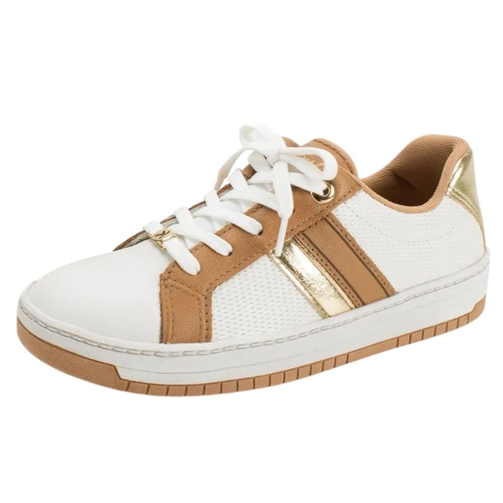 Tênis Casual Feminino Conforto Dia a Dia Metalizado Kolosh