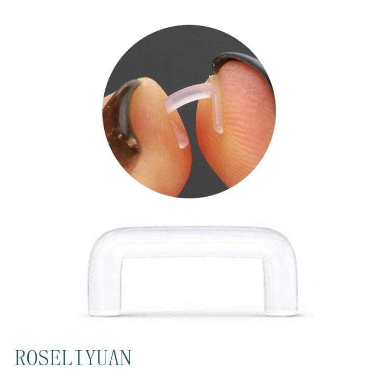 ROS 10 Pcs Piercings Septo Invisíveis Hider Piercing Forma U Flexível Nariz Anel Retentor Accessor