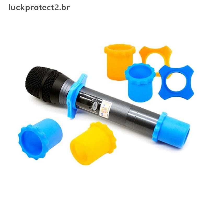 LPHG Microfone Sem Fio Anel Antiderrapante Capa Protetora De Borracha anti-Rolamento .