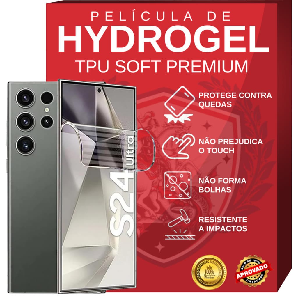 Película De Hidrogel Para Samsung Galaxy Todos Modelos Linha A S M Ultra Note Plus Fe S25 S24 S23 S22 S21 S20 S10 S9 S8