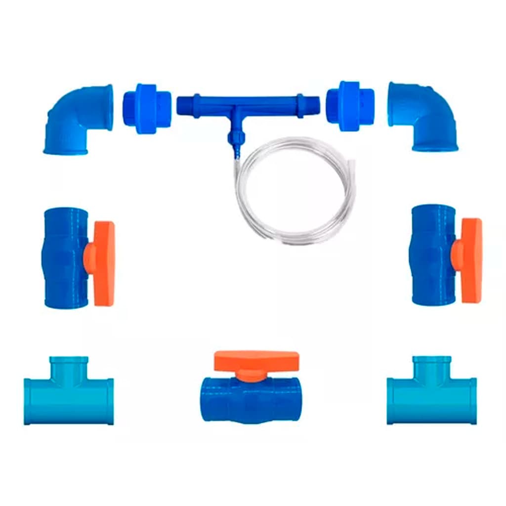 KIT TUBO DE VENTURI 1.1/2 50MM CAVALETE COMPLETO IRRIGAÇÃO