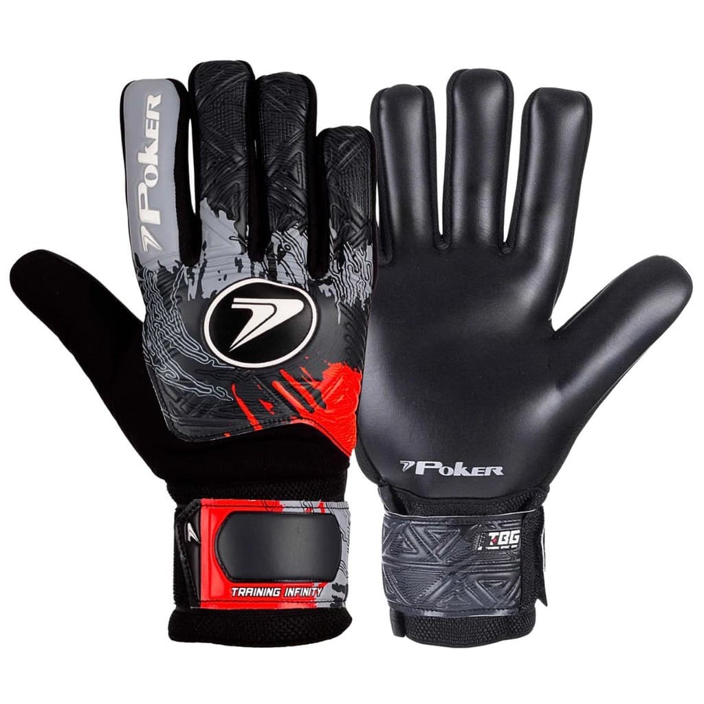 Luva De Goleiro Training Infinity Adulto Original Com Tala Nos Dedos Futebol Campo Profissional