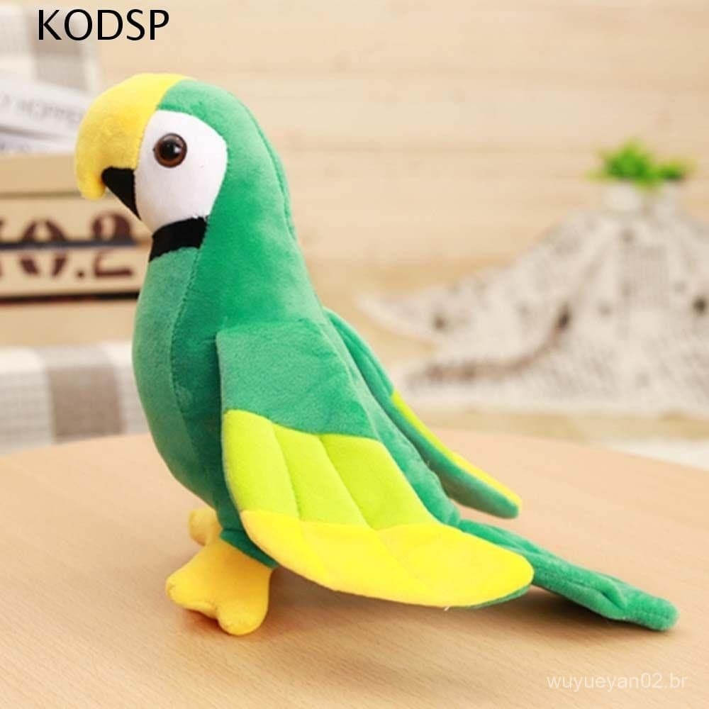KODSP Papagaio Brinquedos De Pelúcia Bonitos 20/25cm Travesseiro Bonecos Animais | De Algodão