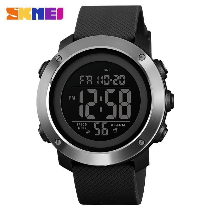 Skmei relógio digital led masculino de luxo, relógio digital à prova d'água casual na moda, casual, esportivo, relógio d