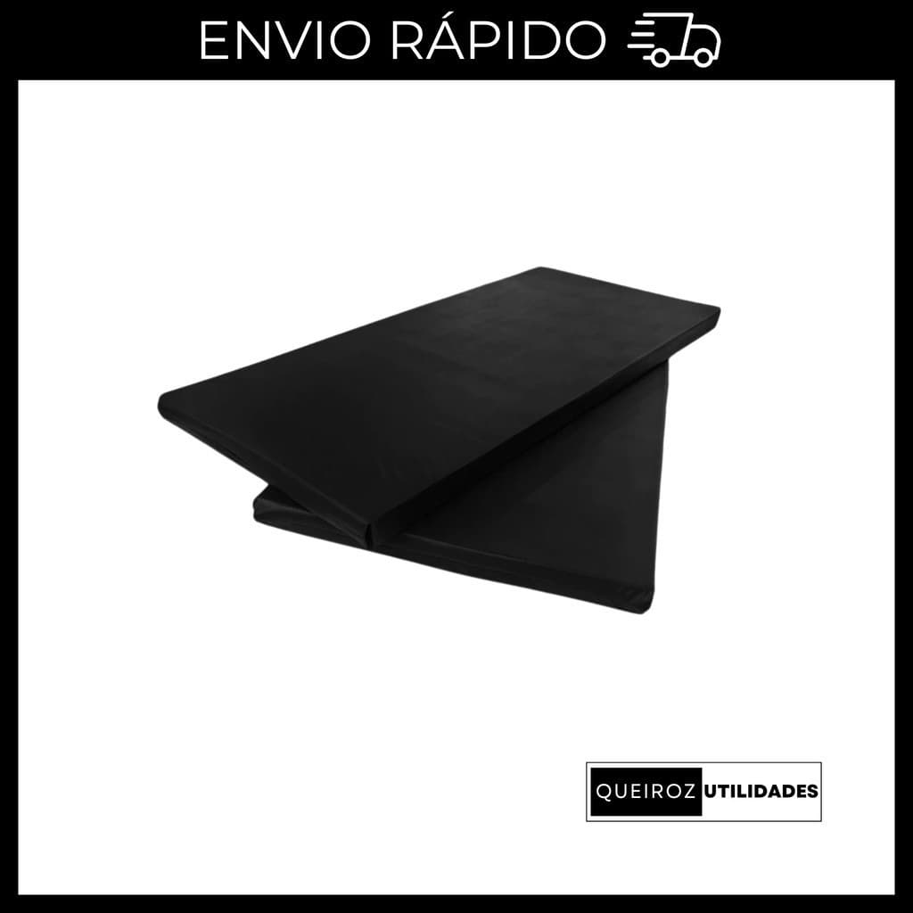 Desconto KIT 2 COLCHONETES PRETO ACADEMIA / YOGA / PILATES / ACADEMIA / ESPUMA