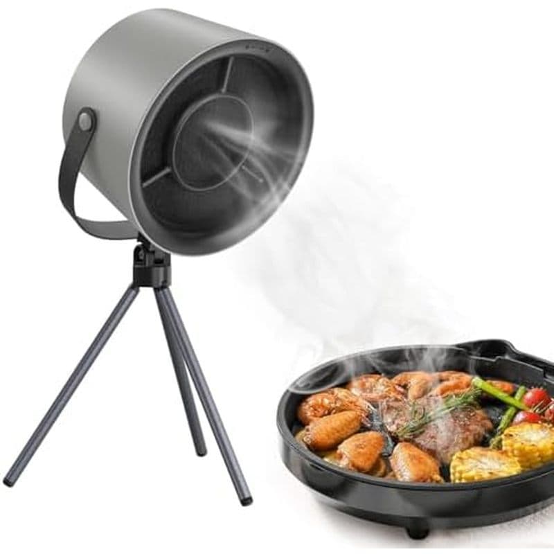 Exaustor Portátil LOFICOPER , De Mesa Cozinha , Mini Baixo Ruído Com 3 Velocidades , 5 Filtros , Sucção De 1200 Pa , Par