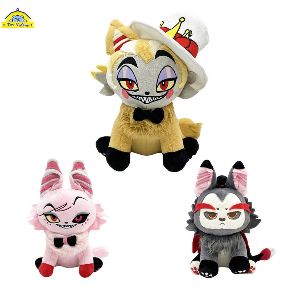 Hazbin Hotel Plush , Husk Meow Bonecas Recheadas Suaves Brinquedos De Pelúcia De Animais Fofinhos Para Meninas E Meninos