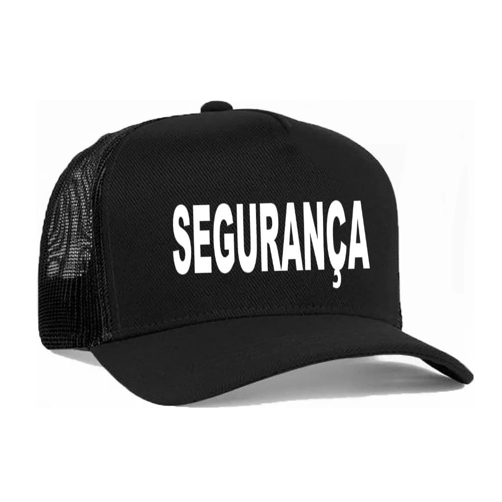Boné Personalizado Segurança Trabalho Vigilante estampa na cor BRANCA Produto de Otima Qualidade Envio Super Rapido