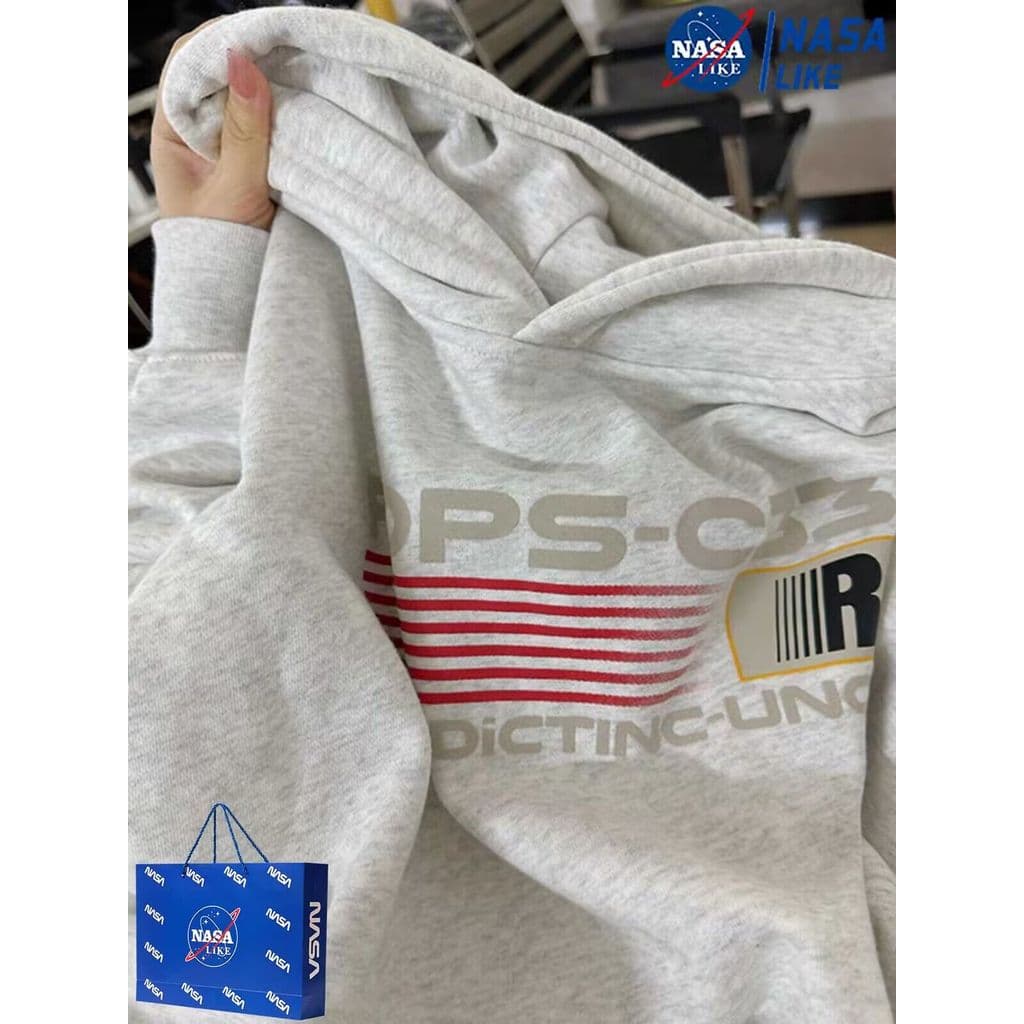 NASA americano Retro oversize moletom meninos primavera outono estilo fino jaqueta com capuz High street street Wear 202