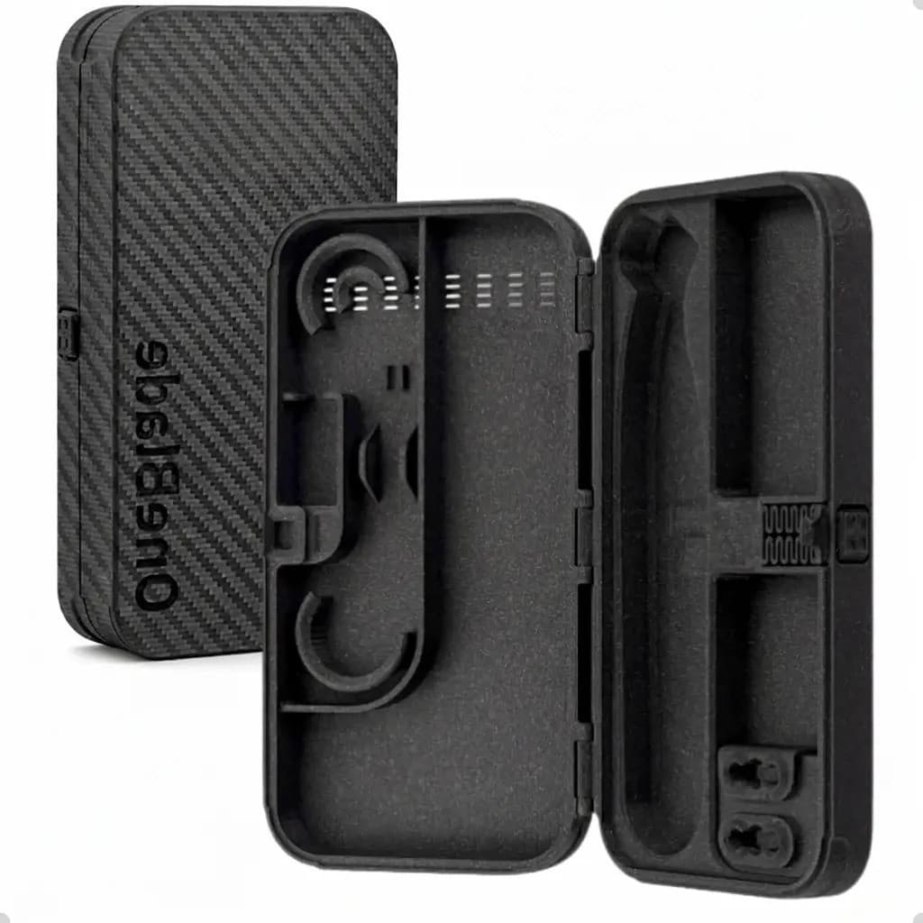 Case Estojo Rígido  Barbeador Elétrico Compatível com OneBlade Protetor Portátil Preto