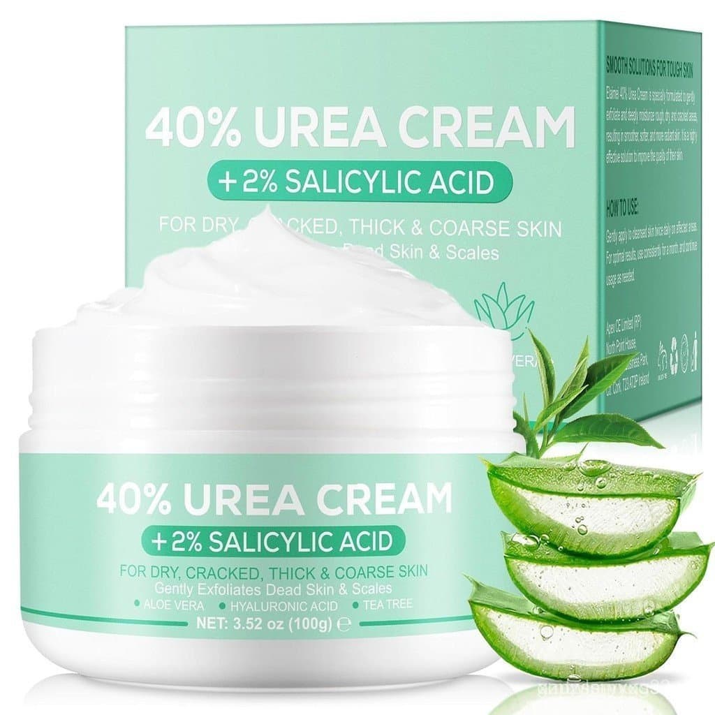 Creme de Ureia 40% para Pés, Máxima Potência, Creme de Ureia 40% com 2% de Ácido Salicílico e Ácido Hialurônico, Creme p