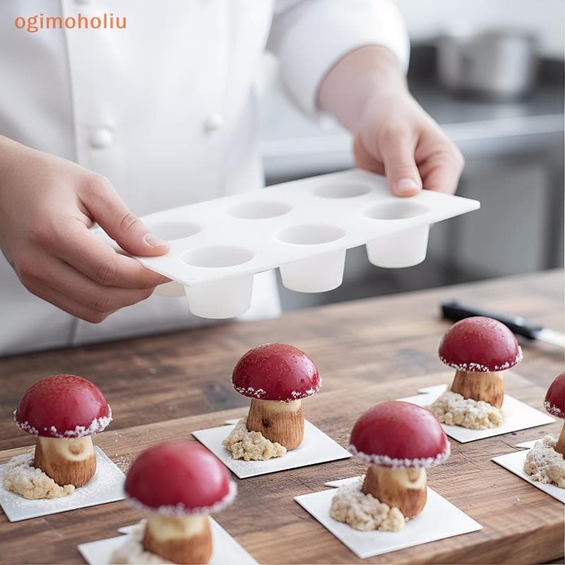 [GMH] Molde De Silicone Esfera 3D Para Mousse , Forma De Bola De Bolo , Multiuso Antiaderente Pastelaria Francesa , Choc