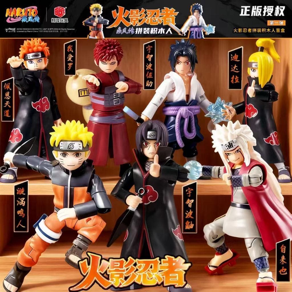 Naruto Shippuden Figuras Clássicas Blocos De Construção Vários Modelos Para Coleção E Decoração