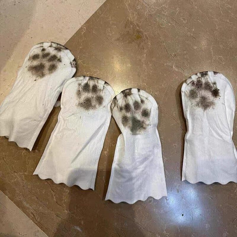 Capa de sapato descartável para animais de estimação, à prova d'água, antiderrapante, anti-sujeira, pés chuvosos, caminh