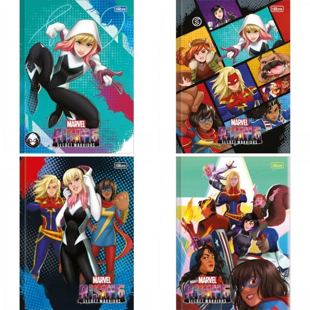 Caderno Brochurao Cd 80fls Marvel Ris Cp Sortidas