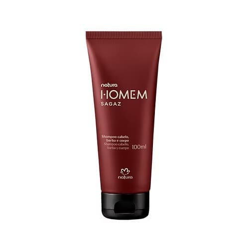 Homem Sagaz Shampoo Cabelo Corpo E Barba 100ml