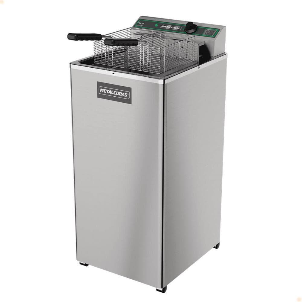 Fritadeira Elétrica Zona Fria Óleo Metalcubas FOE 15 P 220V MTC0080 (23633)