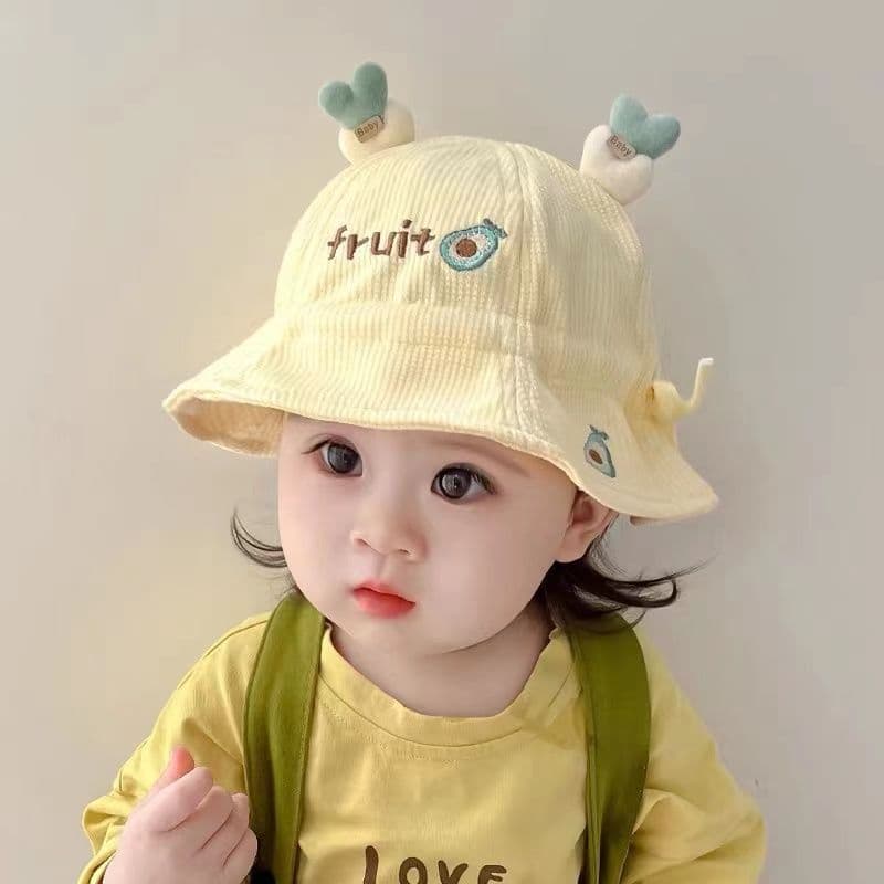 Chapéu do bebê primavera outono estilo fino bebê infantil recém-nascido chapéu balde chapéu guarda-sol protetor solar ba