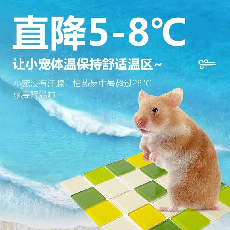 Pet resfriamento Hamster verão resfriamento verão almofada de gelo legal esteira resfriamento verão cobaia coelho resfri