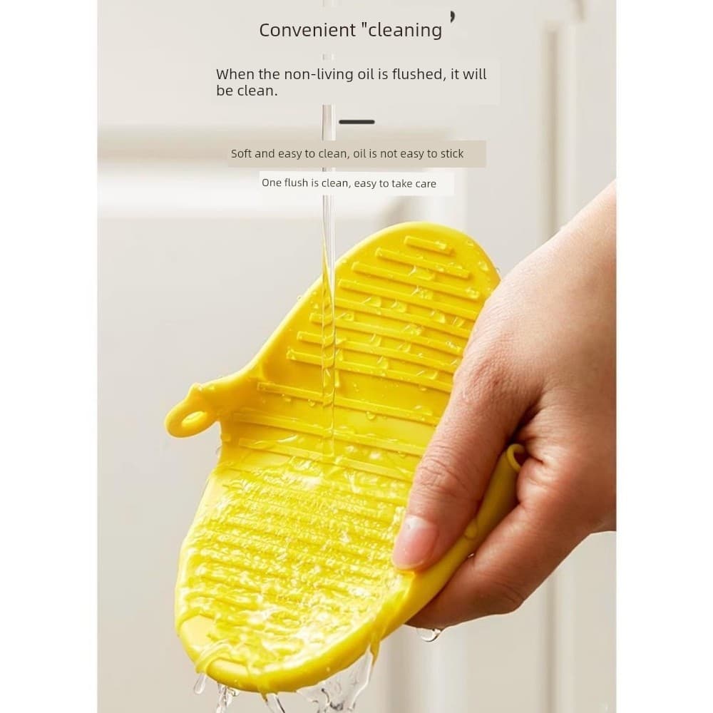 Luva de silicone resistente calor Luva térmica cozinha Luvas de forno Silicone engrossado isolamento térmico anti-
