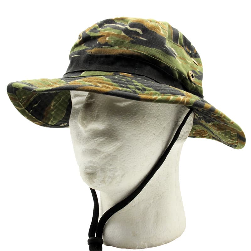 Heji Rhinoa Vietnam War Golden Tabby Benny Chapéu Ventilador Militar Tático Chapéu de Aba Redonda Aba Grande Guarda-sol
