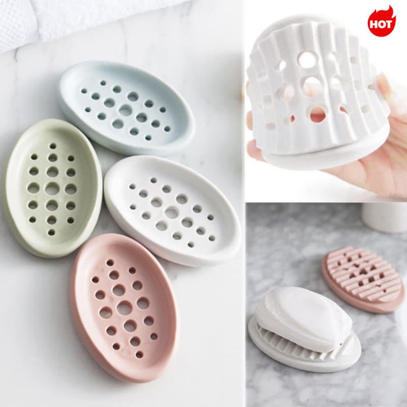 < LA > 1 PC/3 Pçs Caixa De Drenagem Sabão Do Banheiro Filtro Silicone Suprimentos Produtos Domésticos Conveniente Prátic