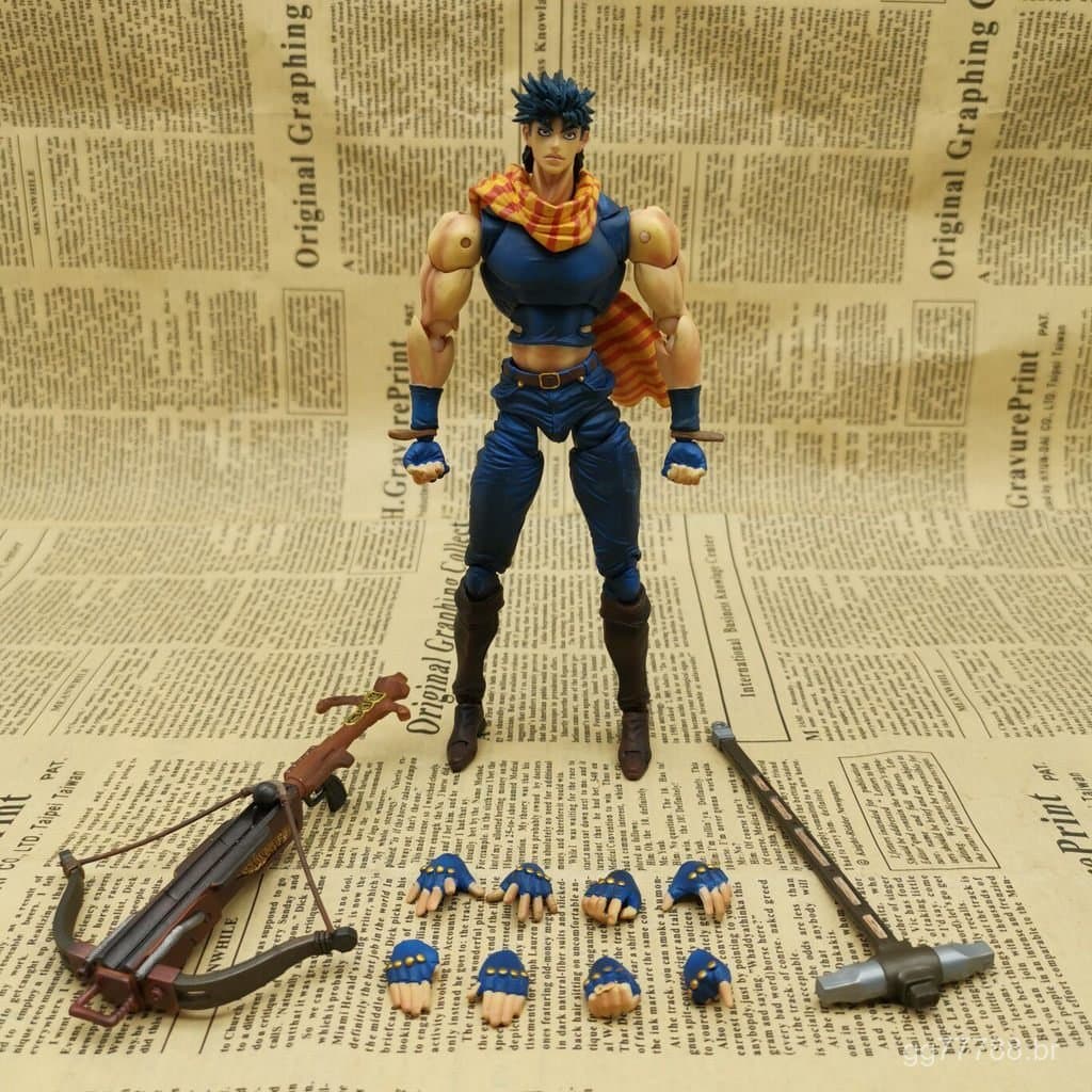 Figura solta popular, ultra-articulada, JOJO's Bizarre Adventure, Giovanna, Joseph, figura de ação, acessórios, modelo,