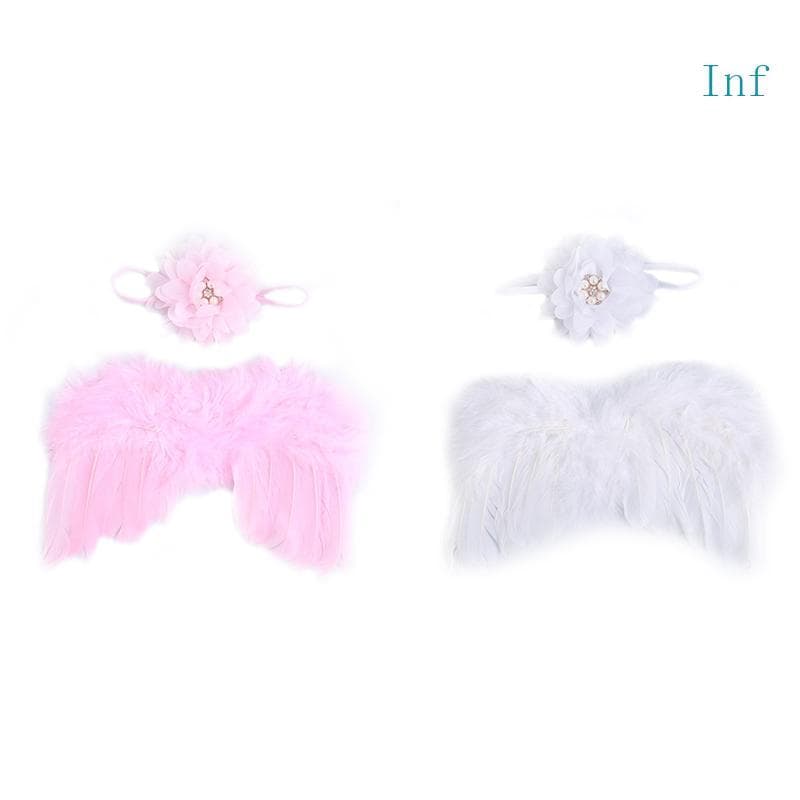 Inf Conjunto Asas Anjo, Fantasia Flores, Tiaras, Roupa Infantil, Foto