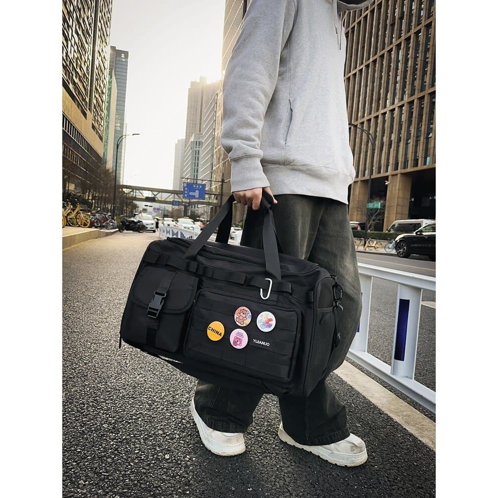 Moda legal estilo ferramentas grande capacidade portátil saco de viagem leve multifuncional mochila meninos na moda marc