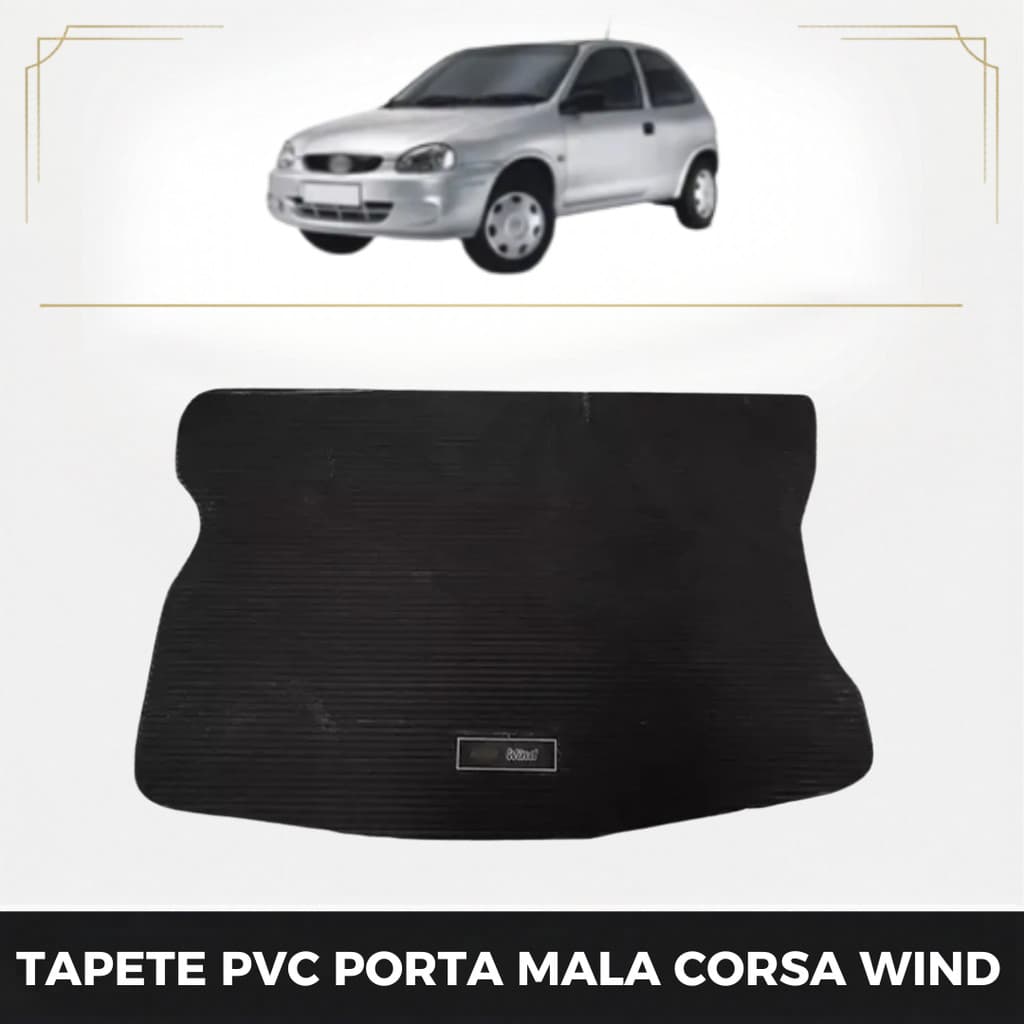 Tapete flexível Porta Malas Corsa Wind 1994 95 ... 02 2002 PVC
