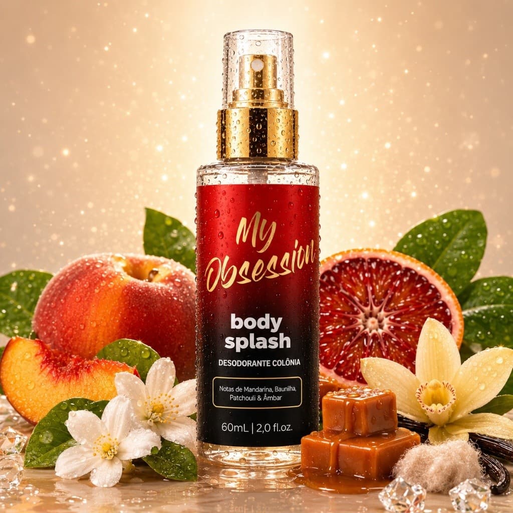 Body Splash Feminino My Obsession Desodorante Colônia Inspiração Alta Fixação