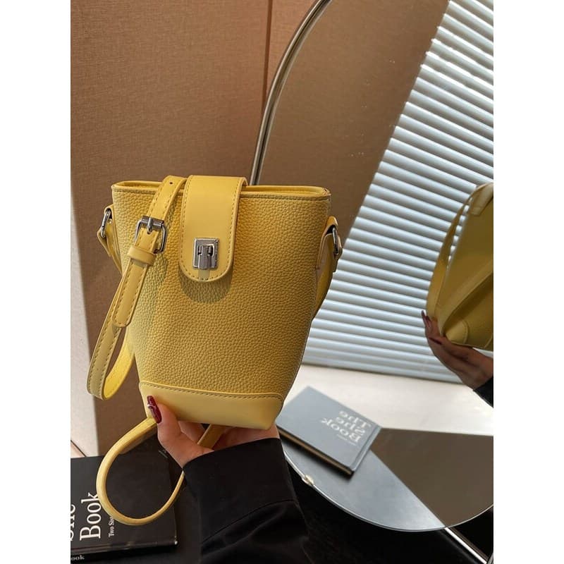 bolsa feminina bolsa transversal feminino High-End Litchi padrão pequeno saco feminino 2026 novo estilo moda couro macio