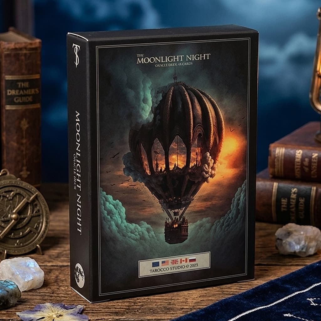44 Cartas De Adivinhação De Fantasia Gótica , Cartolina Com Relevo Duplo 9 * 6cm , Baralho Oracle Lenormand