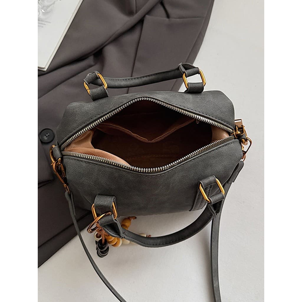 bolsa feminina bolsa transversal feminino Retro ins Boston portátil travesseiro saco 2026 novo estilo High-End nicho Com