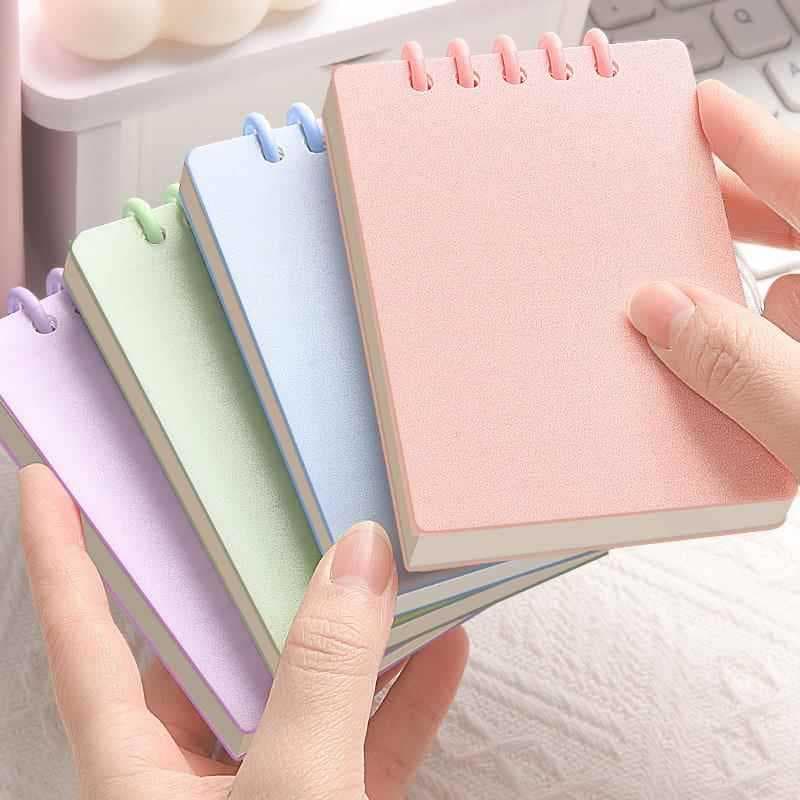 A7 Morandi Mini caderno pequeno portátil bolso caderno de folhas soltas bloco de notas portátil de alto valor transfront