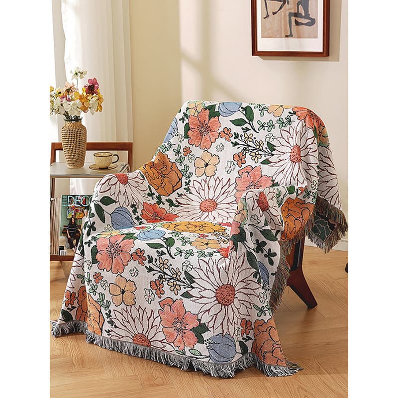 Toalha de sofá estilo nórdico, cobertor decorativo, tapeçaria, lazer, toalha de cabeceira, toalha de mesa, cobertura de