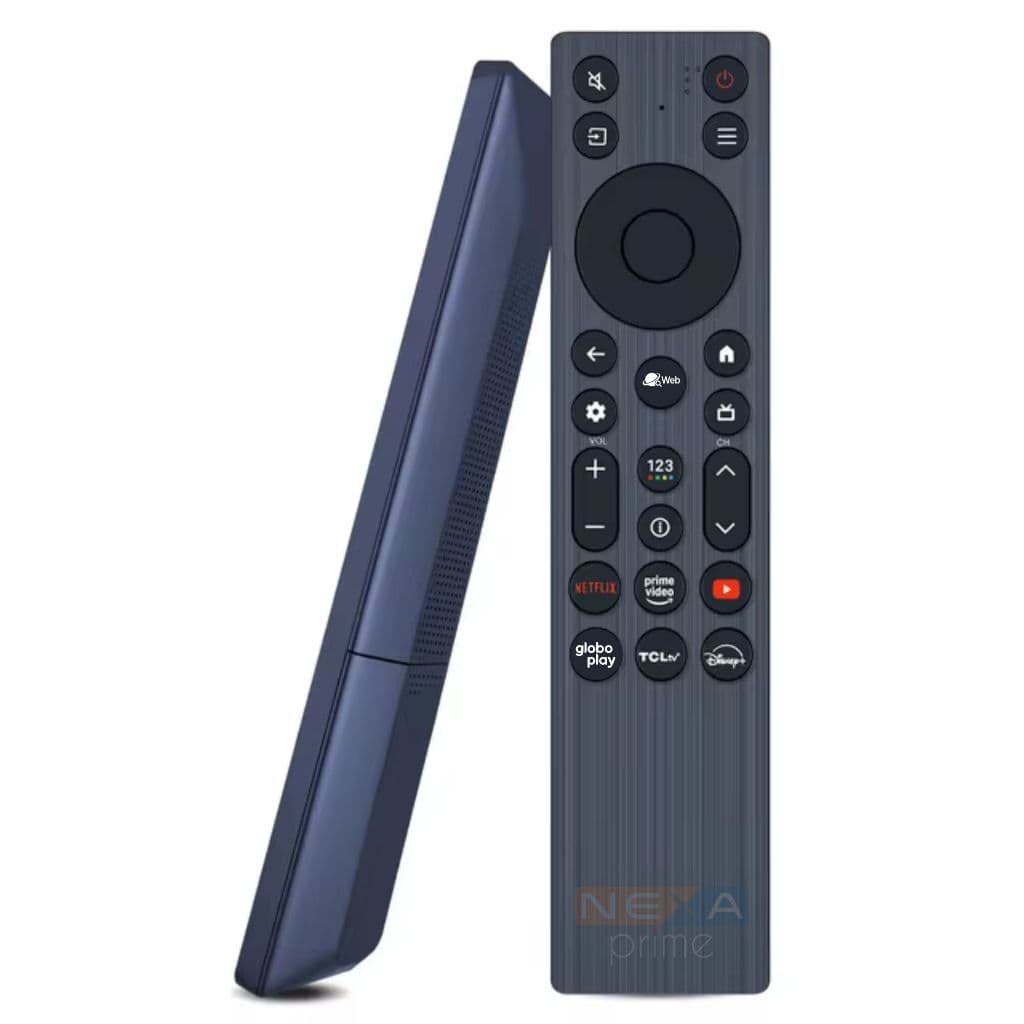 Controle Remoto Compatível Com TV TCL RC813A QM6K QM7K Series QLED 4K UHD Smart TV 50QM6K 55QM6K