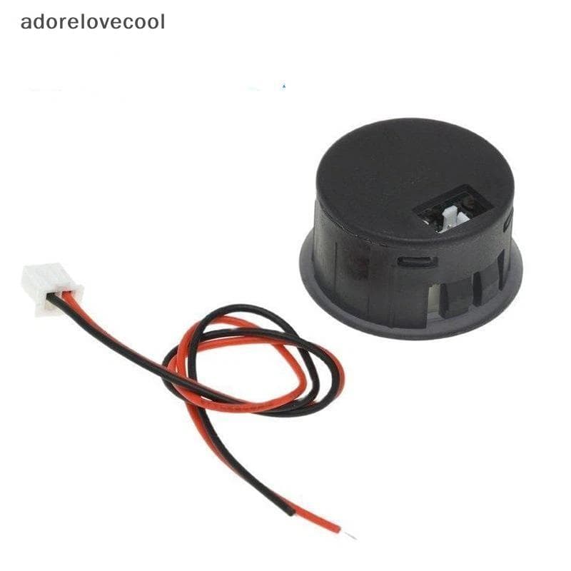 Mini Medidor De Tensão DC 4-100V , Redondo , LED , Display Digital , Testador De Voltímetro Para Carro , Motocicleta , T