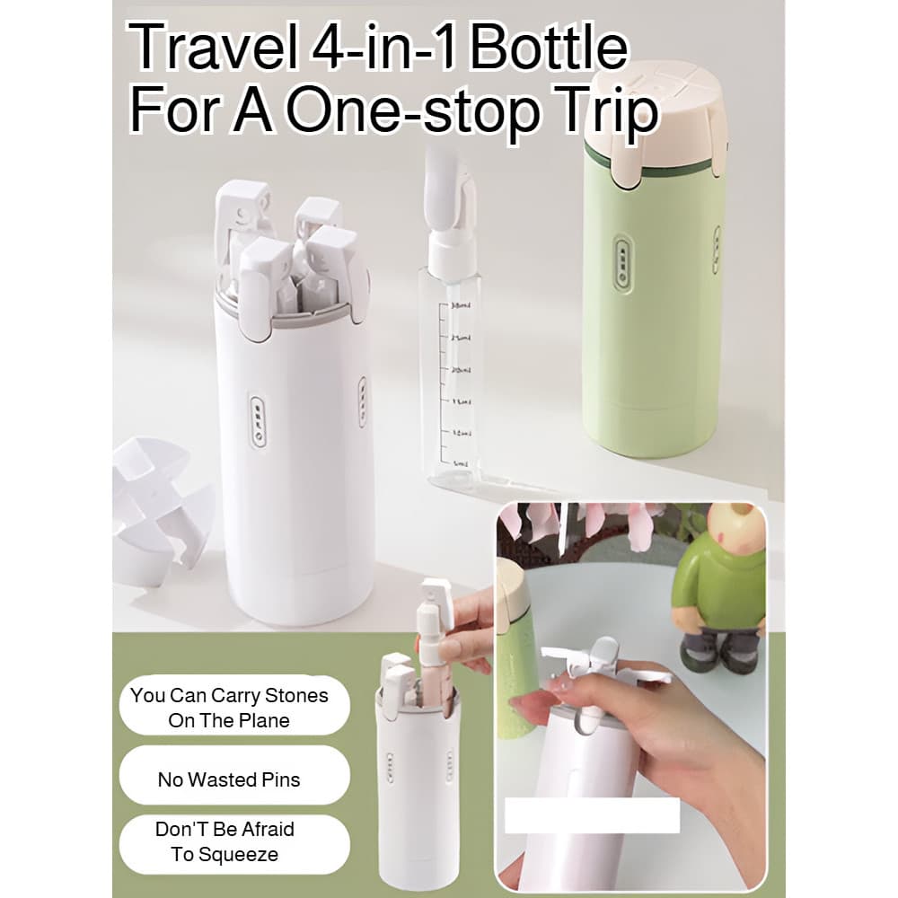 [Praticidade para Viagem] Frasco Portátil/Viagem/Férias/Dispensador/Frasco para Cosméticos