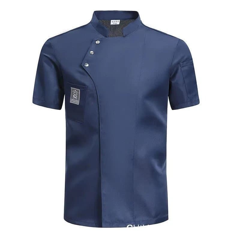 Uniforme de Chef para Serviço de Alimentação, Cozinha, Pizzaria, Restaurante, Jaquetas, Padaria, Uniforme de Café para G
