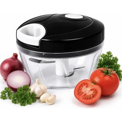 Triturador Manual De Alimentos 3 Laminas Legumes Alho Cebola