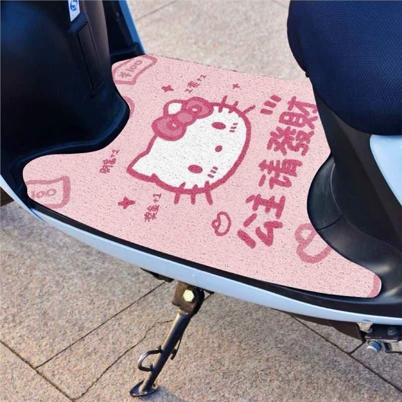 Tapetes de chão para veículos elétricos, tapetes universais para scooters elétricos, podem ser cortados livremente no ta