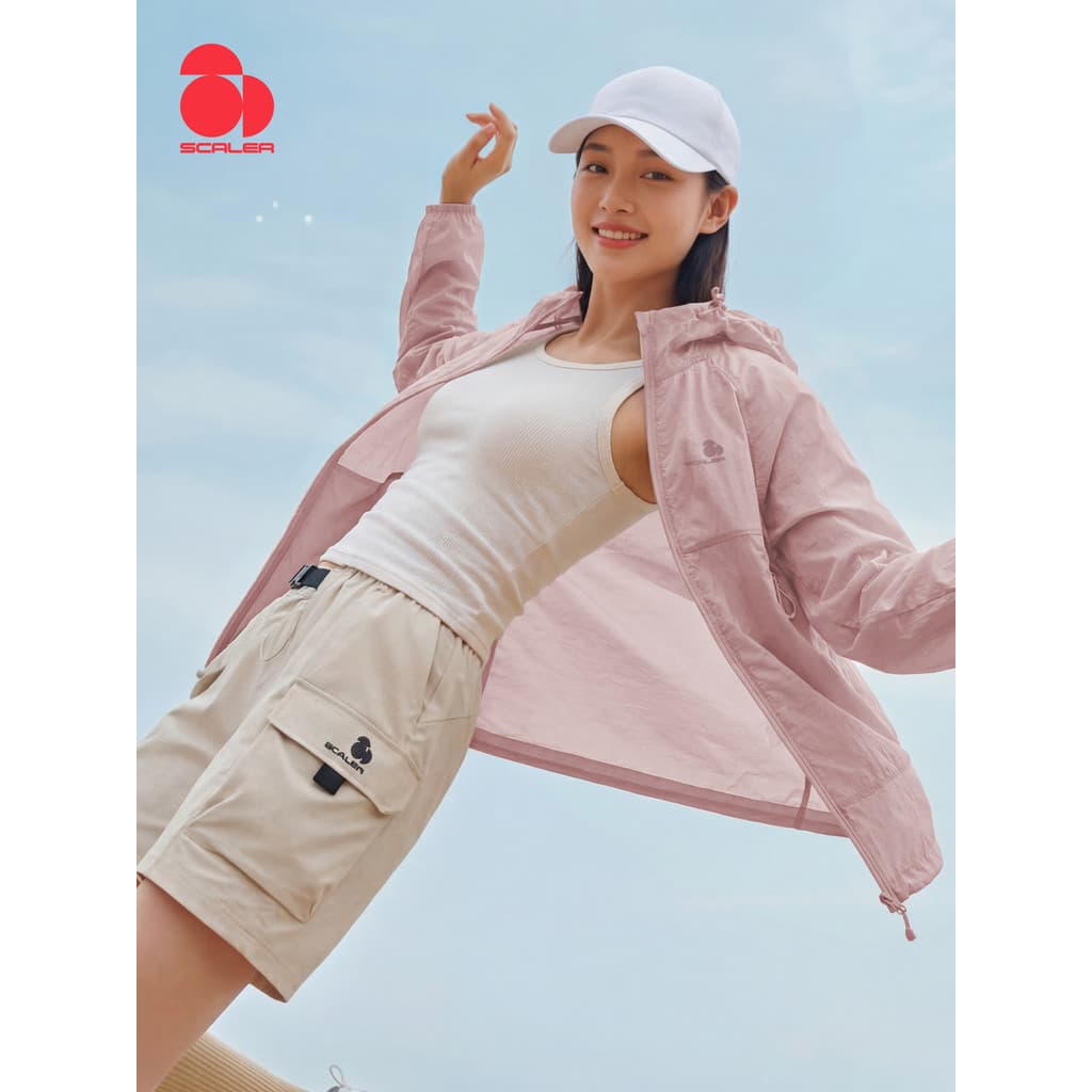 [Pergola pequena] Skaile Roupas de proteção solar ao ar livre 26 Roupas de pele de verão Proteção ultravioleta UPF50 + J