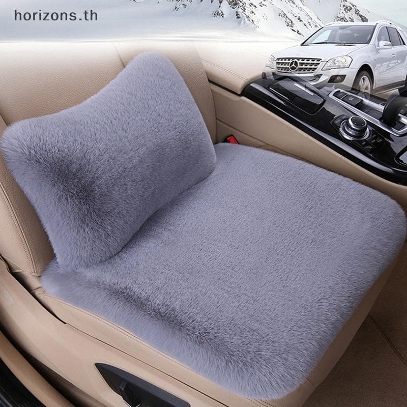 [B & H] Almofada Universal De Assento De Carro De Inverno Imitação De Coelho Capa Feminina Thiened E Muito Macia Quente