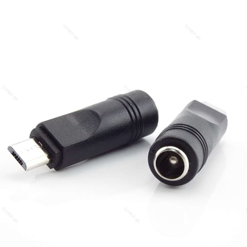 Plugue DC Para Adaptador De Alimentação USB Mirco Macho Fêmea Conector Jack BR16B