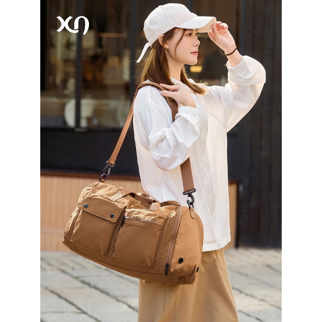 Shinmachi bolsa de viagem de curta distância, mochila de grande capacidade para meninas, bolsa de embarque para viagem d