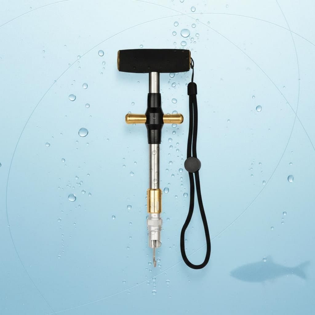 Removedor De Gancho Com Travamento Automático De Cabeça De Aço Inoxidável Inclui Cordão Alça Em T Para Pescadores